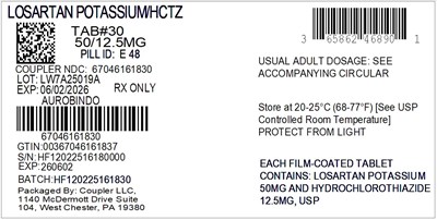 Label (65862 468 30 Losartan Hctz 50 12.5mg 67046 1618 30)